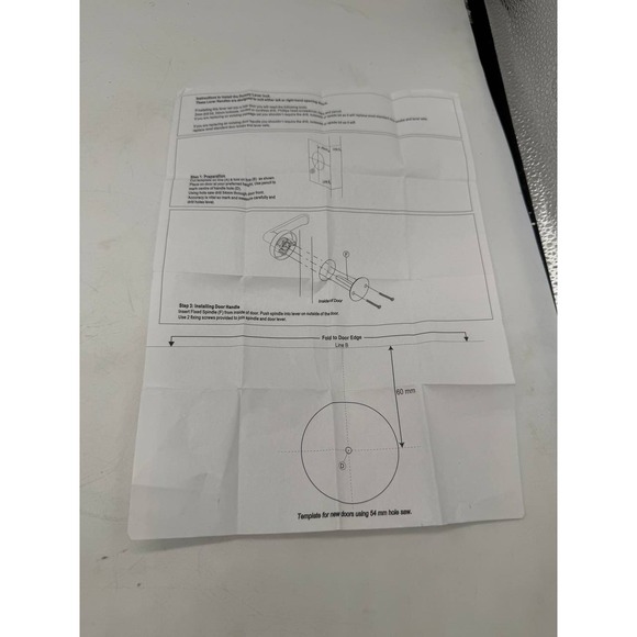 Crystal Style Door Knob, Privacy Door Knobs for Bedroom and Bathroom A8 - Picture 6 of 9